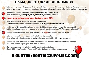 Balloon Storage Guidelines