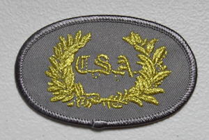 C.S.A. Officers Patch