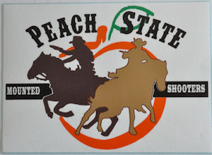 PEACH STATE MOUNTED SHOOTERS Club Custom Decal