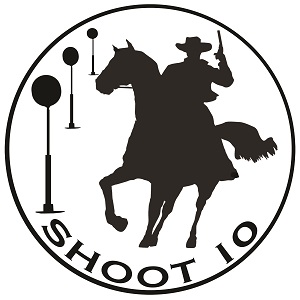 Shoot Ten - Pistol Reflective Decal