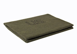Wool Blanket, Stamped U.S.