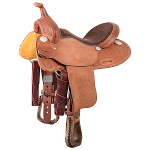 Shooting Stars Mounted Shooting Wrangler (Kids) Saddle