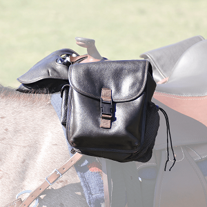 Medium Leather Horn Bag 