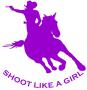 Shoot like A Girl !  Decal 2
