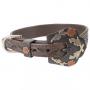 Pistols and Roses Dog Collar  Matches Pistols and Roses Horse Tack 1