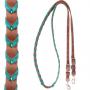 Pretty in Pink or Turquoise Cowgirl Mounted Shooting Rein 1