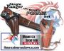 Shooting Stars Single Pommel & Single Ranger Holster set  - In Stock 