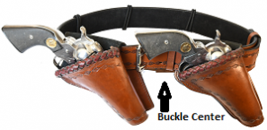 Shooting Stars Ranger Universal  Size Belt & Holsters  Training  set  - In Stock  1