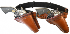 Shooting Stars Ranger Universal  Size Belt & Holsters  Training  set  - In Stock 