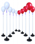 Complete Shooting Stars  Target Bases, Poles & Balloon Pump & Holders & 100 Balloons,  Package  1