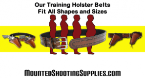 Shooting Stars Ranger Universal  Size Belt & Holsters  Training  set  - In Stock 