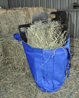 Stable Hand Hay Bag Filler